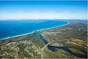 Aerial Photo Ocean Shores NSW Aerial Photography