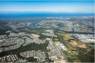 High Altitude Aerial Photo Coomera QLD Aerial Photography