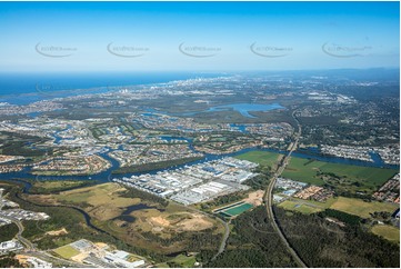 High Altitude Aerial Photo Coomera QLD Aerial Photography