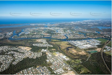 High Altitude Aerial Photo Coomera QLD Aerial Photography