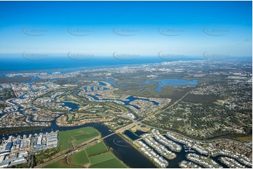 High Altitude Aerial Photo Helensvale QLD Aerial Photography