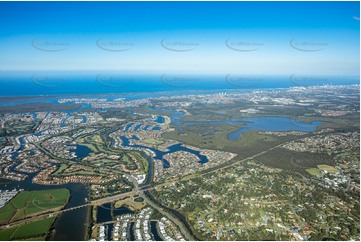 High Altitude Aerial Photo Helensvale QLD Aerial Photography
