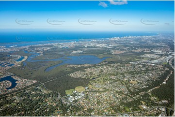 High Altitude Aerial Photo Helensvale QLD Aerial Photography