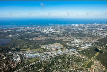 High Altitude Aerial Photo Helensvale QLD Aerial Photography
