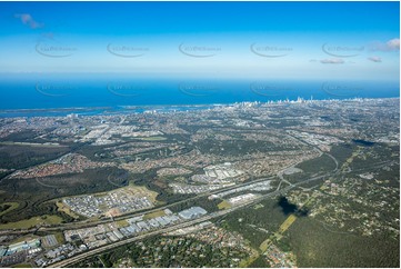 High Altitude Aerial Photo Arundel QLD Aerial Photography