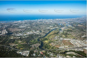 High Altitude Aerial Photo Nerang QLD Aerial Photography