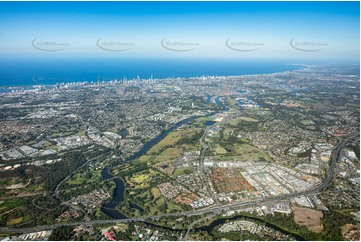 High Altitude Aerial Photo Nerang QLD Aerial Photography