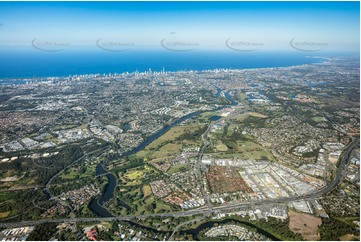 High Altitude Aerial Photo Nerang QLD Aerial Photography