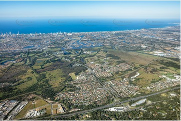 High Altitude Aerial Photo Merrimac QLD Aerial Photography