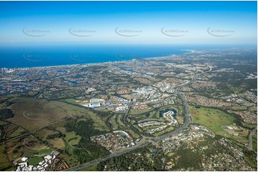 High Altitude Aerial Photo Robina QLD Aerial Photography