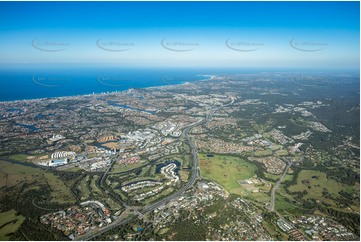 High Altitude Aerial Photo Mudgeeraba QLD Aerial Photography