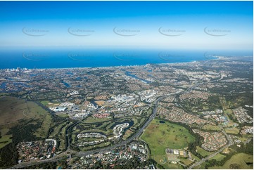 High Altitude Aerial Photo Robina QLD Aerial Photography