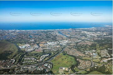 High Altitude Aerial Photo Mudgeeraba QLD Aerial Photography