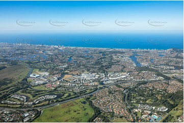 High Altitude Aerial Photo Robina QLD Aerial Photography