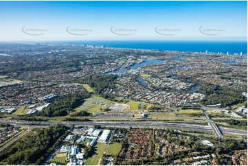 Aerial Photo Varsity Lakes QLD Aerial Photography
