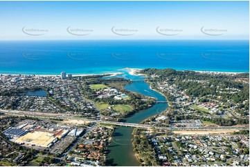 Aerial Photo Currumbin Waters QLD Aerial Photography