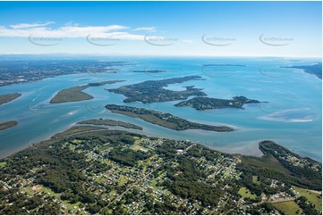 High Altitude Aerial Photo Russell Island QLD Aerial Photography