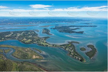 High Altitude Aerial Photo Russell Island QLD Aerial Photography