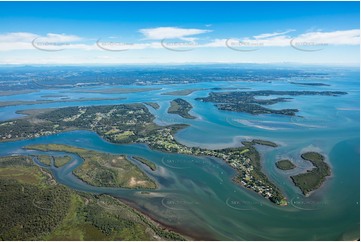 High Altitude Aerial Photo Russell Island QLD Aerial Photography