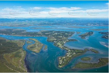 High Altitude Aerial Photo Russell Island QLD Aerial Photography