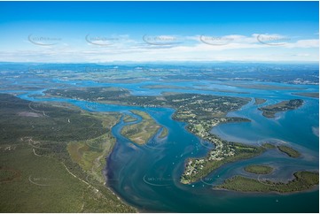 High Altitude Aerial Photo Russell Island QLD Aerial Photography