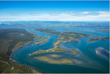 High Altitude Aerial Photo Russell Island QLD Aerial Photography