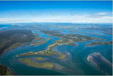 High Altitude Aerial Photo Russell Island QLD Aerial Photography