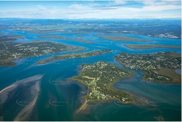 High Altitude Aerial Photo Lamb Island Aerial Photography