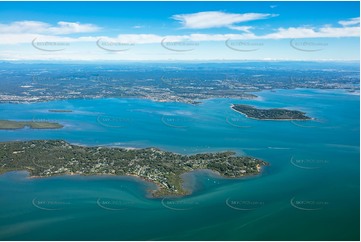 High Altitude Aerial Photo MacLeay Island QLD Aerial Photography