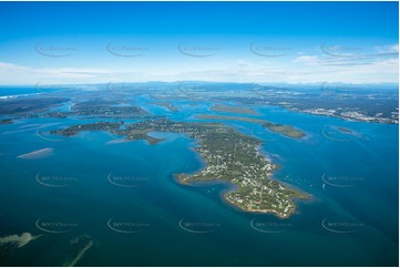 High Altitude Aerial Photo MacLeay Island QLD Aerial Photography