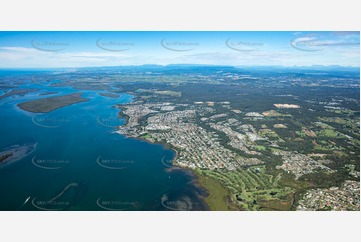 High Altitude Aerial Photo Redland Bay QLD Aerial Photography