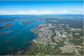 High Altitude Aerial Photo Redland Bay QLD Aerial Photography