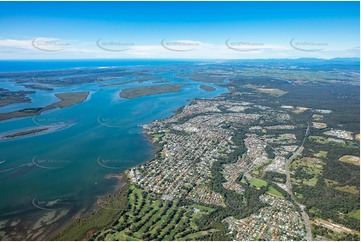 High Altitude Aerial Photo Redland Bay QLD Aerial Photography