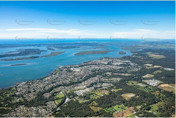 High Altitude Aerial Photo Redland Bay QLD Aerial Photography