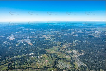 High Altitude Aerial Photo Chambers Flat QLD Aerial Photography