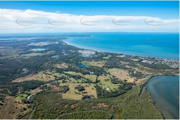 High Altitude Aerial Photo Beachmere QLD Aerial Photography