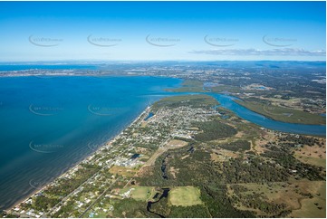 High Altitude Aerial Photo Beachmere QLD Aerial Photography