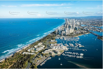 Aerial Photo Main Beach QLD Aerial Photography