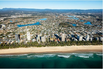 Aerial Photo Burleigh Heads QLD Aerial Photography