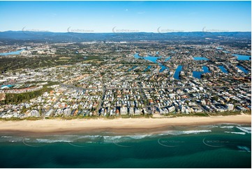Aerial Photo Mermaid Beach QLD Aerial Photography