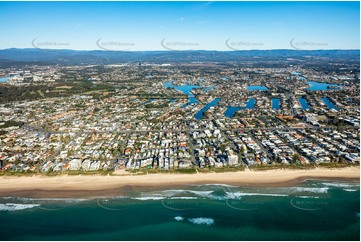 Aerial Photo Mermaid Beach QLD Aerial Photography