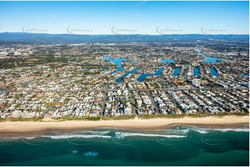Aerial Photo Mermaid Beach QLD Aerial Photography