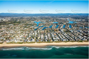 Aerial Photo Mermaid Beach QLD Aerial Photography
