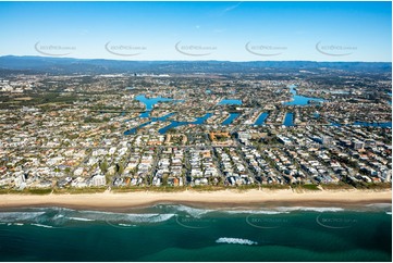 Aerial Photo Mermaid Beach QLD Aerial Photography