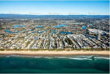 Aerial Photo Mermaid Beach QLD Aerial Photography