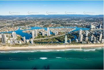 Aerial Photo Main Beach QLD Aerial Photography