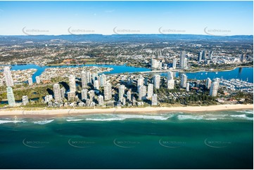 Aerial Photo Main Beach QLD Aerial Photography