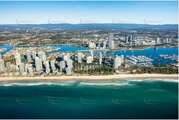 Aerial Photo Main Beach QLD Aerial Photography
