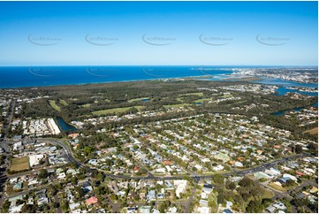 Aerial Photo Pacific Paradise QLD Aerial Photography