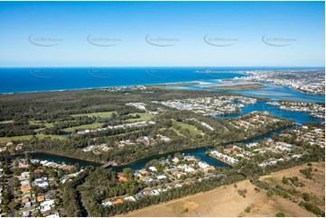 Aerial Photo Twin Waters QLD Aerial Photography